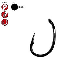 Крючок карповый G-CARP SUPER RIG HOOK (10 шт.) № 1/0 black