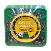 Грузила Sensas OLIVETTE PM оливка маленькие набор