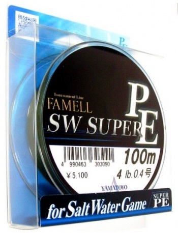 Плетеная леска YAMATOYO FameLL SW Super PE 0,4 (0,06мм) 100m (ультралайт) и все для рыбалки в VivatFishing.ru