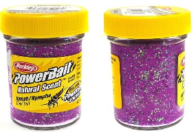 Форелевая паста "Berkley" 50гр Natural Scent Trout Bait Glitter Nymph Glitter