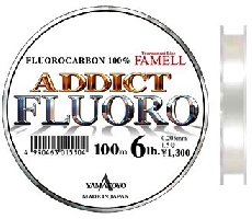 Леска Yamatoyo ADDICT FLUORO 0,6 (0,131 мм) 100m