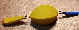 Поплавок зимний  №3  0.65гр желтый